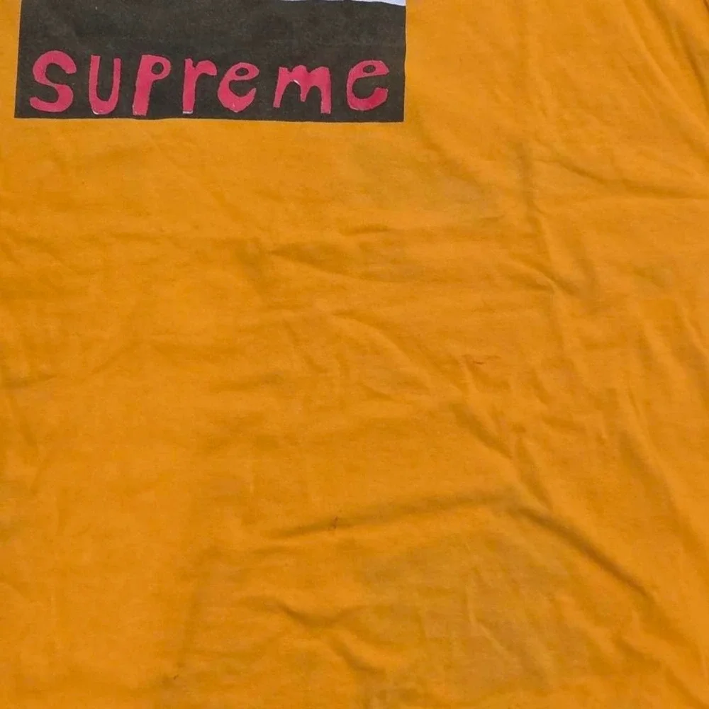 Supreme Dunk tee jordan sunset bright orange shirt size large - Picture 5 of 5